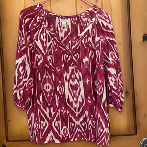 Lucky Brand lightweight  blouse